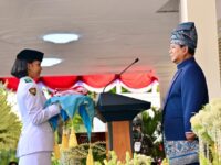 Aliah Sakira, Siswa SMAN 14 Makassar Pembawa Baki Bendera di Istana Negara