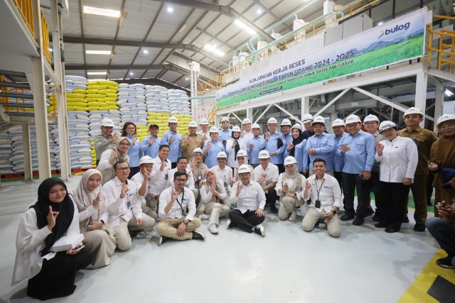 Stok Beras Sulsel Capai 500 Ribu Ton, DPR RI dan Wagub Tinjau Bulog Makassar