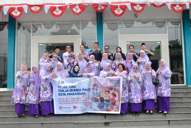 Pokja Bunda PAUD Makassar Studi Tiru ke KB/TK Bosowa Bina Insani Bogor
