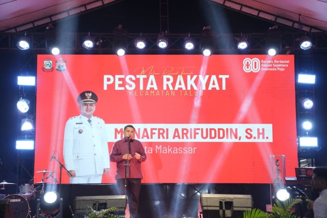Pesta Rakyat Tallo Meriah, Wali Kota Munafri Ingatkan Kebersihan Lingkungan