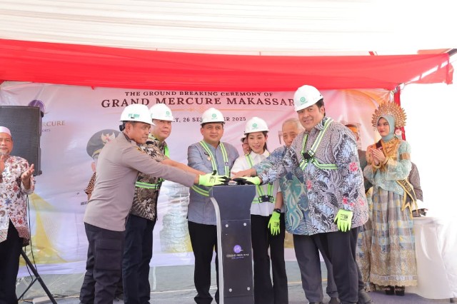 Wali Kota Munafri Groundbreaking Hotel Bintang Lima Pertama