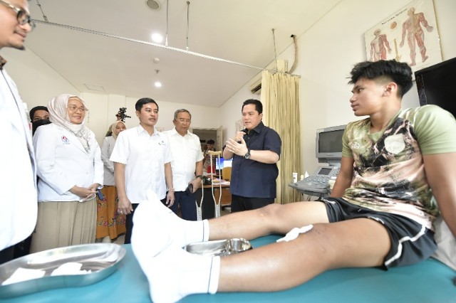 Menpora Erick Thohir dan Wamenkes Dante Tinjau RSON, Perkuat Layanan Kesehatan Atlet Nasional