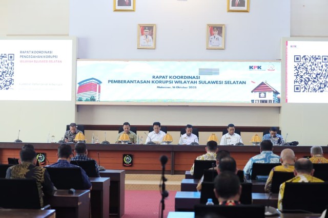 Munafri Tekankan Pemerintahan Berintegritas Saat Rakor Bersama KPK di Sulsel